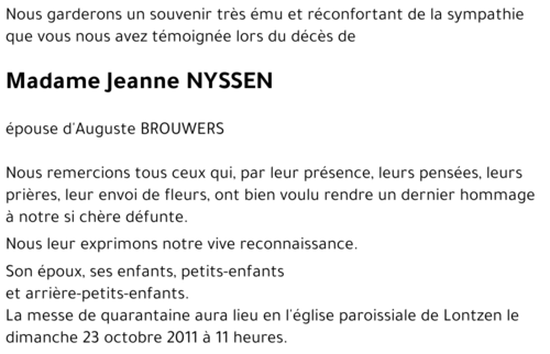 Jeanne NYSSEN