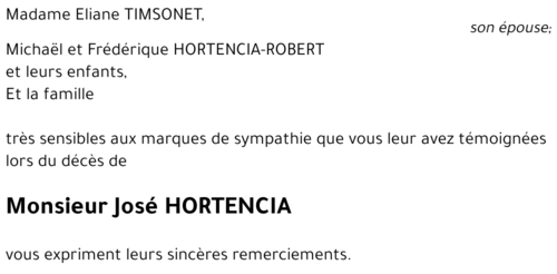 José HORTENCIA