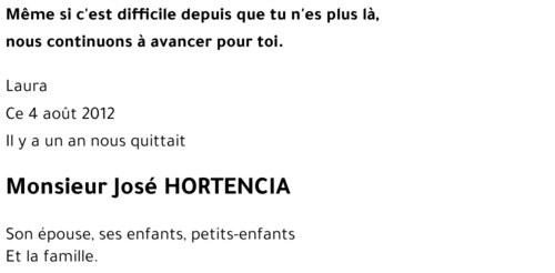 José HORTENCIA