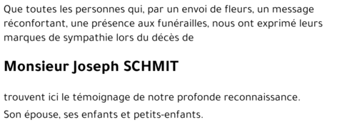 Joseph SCHMIT
