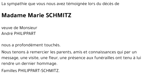 Marie SCHMITZ