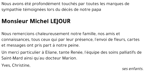 Michel LEJOUR