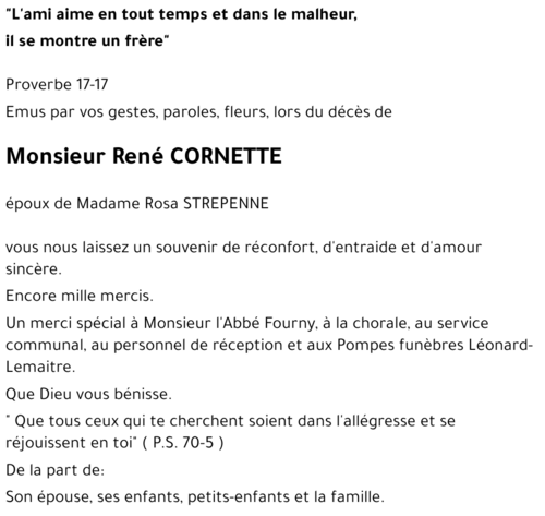 René CORNETTE