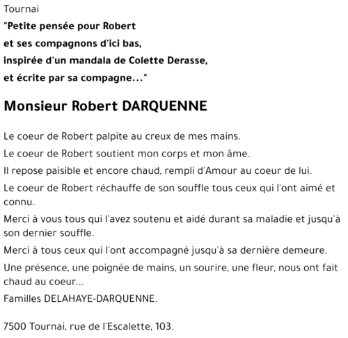 Robert DARQUENNE