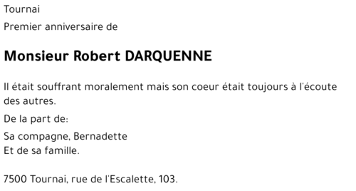 Robert DARQUENNE
