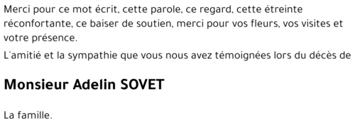 Adelin SOVET