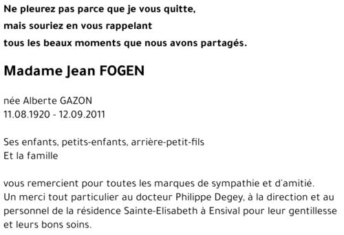 Alberte GAZON