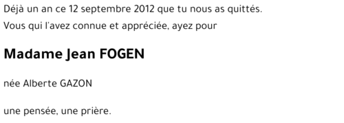Alberte GAZON