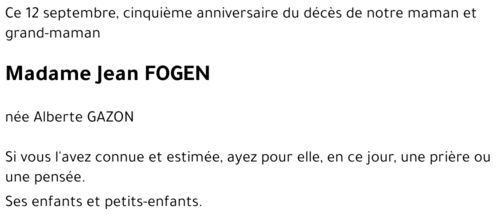 Alberte GAZON