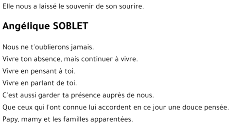 Angélique SOBLET