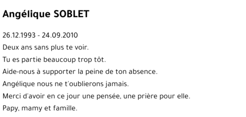 Angélique SOBLET
