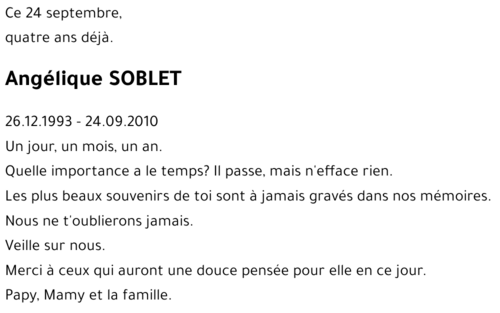 Angélique SOBLET