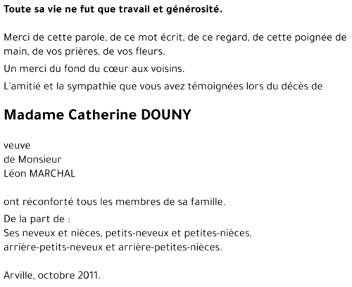 Catherine DOUNY