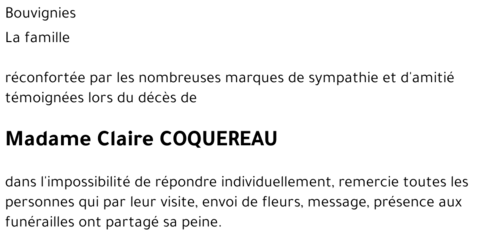 Claire COQUEREAU