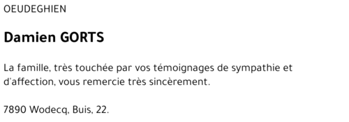 Damien GORTS