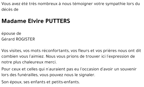 Elvire PUTTERS