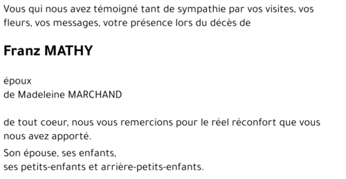Franz MATHY