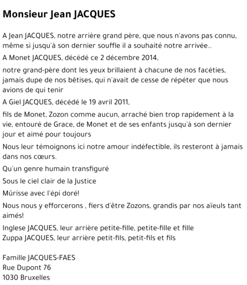 Jean JACQUES