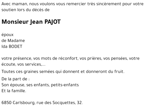 Jean PAJOT