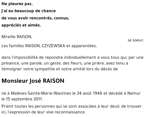 José RAISON