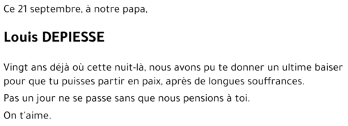 Louis DEPIESSE