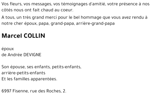 Marcel COLLIN