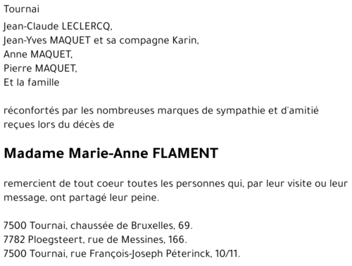 Marie-Anne FLAMENT