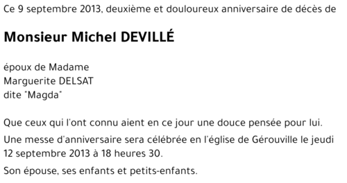 Michel DEVILLÉ