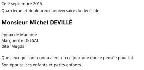 Michel DEVILLÉ