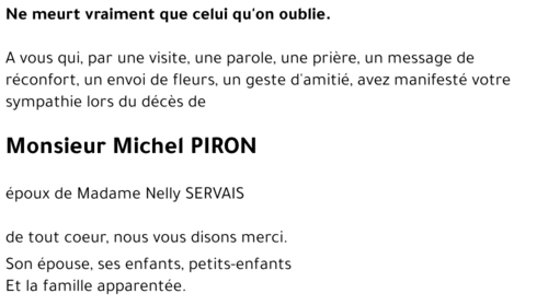 Michel PIRON