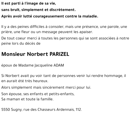 Norbert PARIZEL