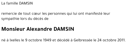 Alexandre DAMSIN