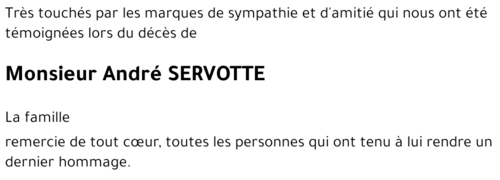 André SERVOTTE