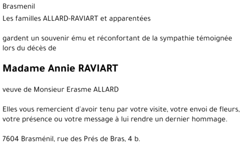 Annie RAVIART