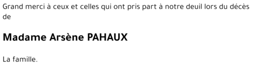Arsène PAHAUX