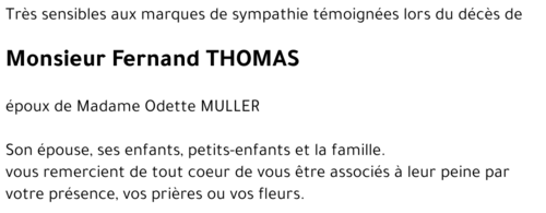 Fernand THOMAS