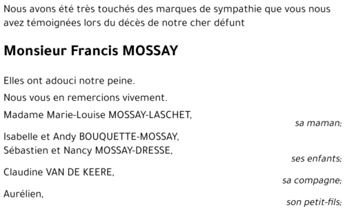 François MOSSAY