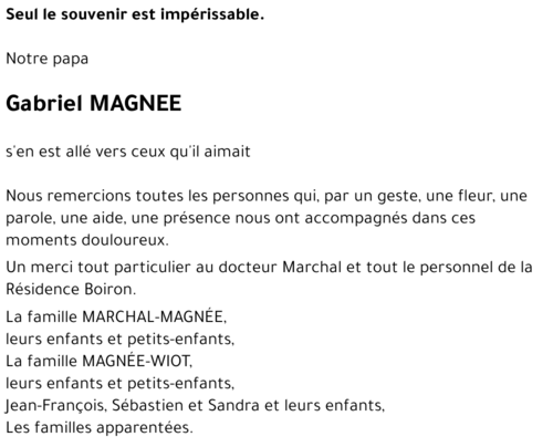 Gabriel MAGNEE