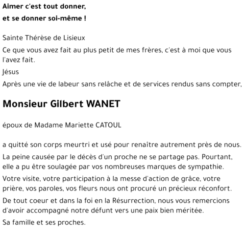 Gilbert WANET