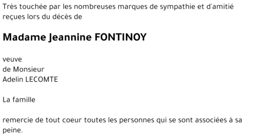 Jeaninne FONTINOY