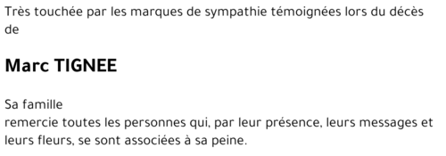 Marc TIGNEE