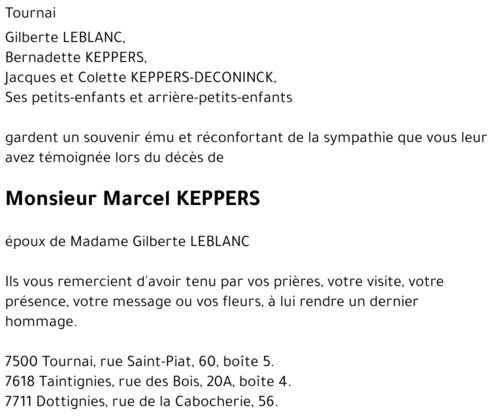 Marcel KEPPERS