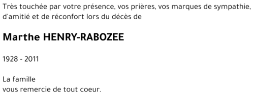 Marthe Henry-Rabozée