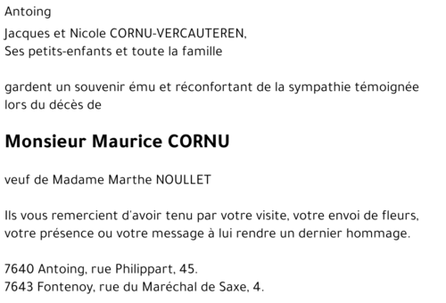 Maurice CORNU