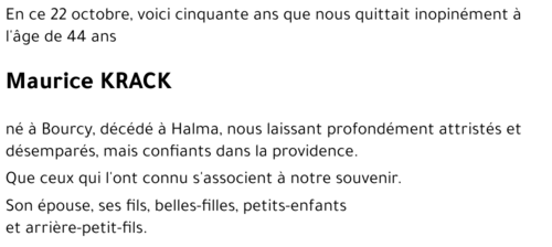 Maurice KRACK