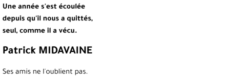 Patrick MIDAVAINE