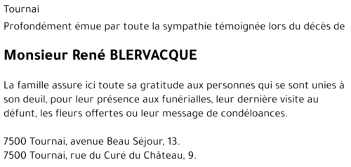 René BLERVACQUE