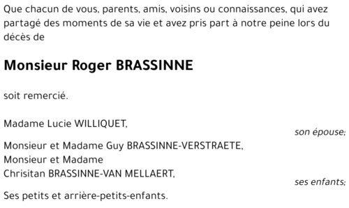 Roger BRASSINNE