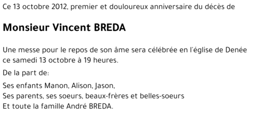 Vincent BREDA