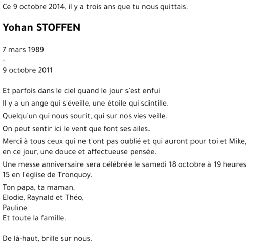 Yohan STOFFEN